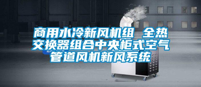 商用水冷新風機組 全熱交換器組合中央柜式空氣管道風機新風系統