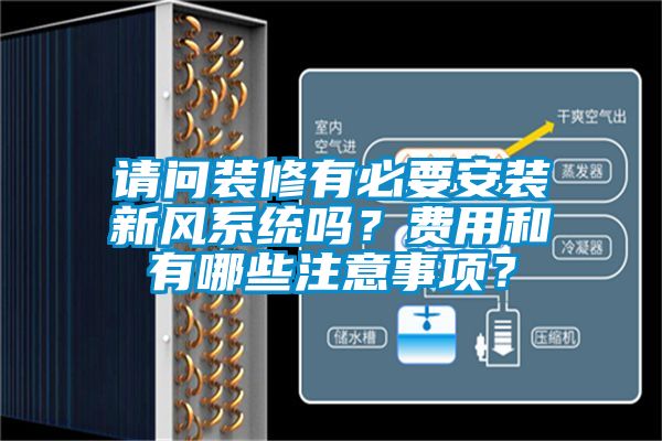 請問裝修有必要安裝新風系統嗎？費用和有哪些注意事項？