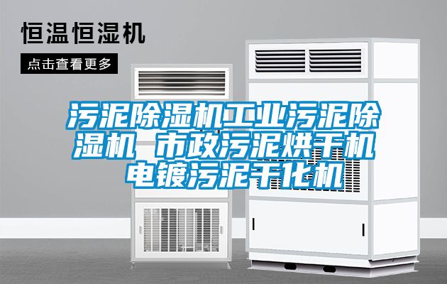 污泥除濕機工業污泥除濕機 市政污泥烘干機 電鍍污泥干化機