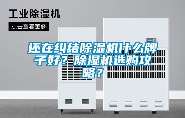 還在糾結除濕機什么牌子好？除濕機選購攻略？