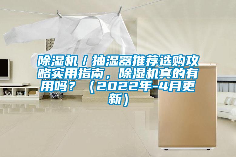 除濕機／抽濕器推薦選購攻略實用指南，除濕機真的有用嗎？（2022年-4月更新）