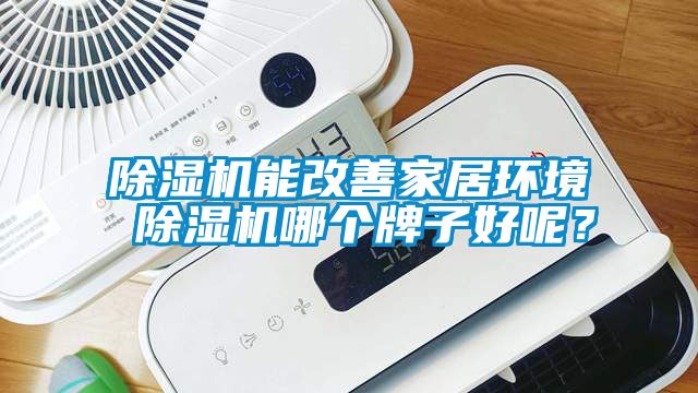 除濕機能改善家居環境 除濕機哪個牌子好呢？